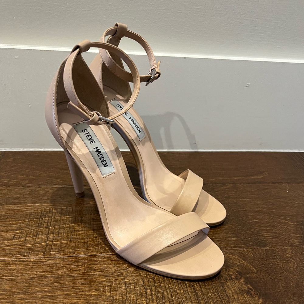 Steve Madden Angelina Heel Sandals in Blush 7